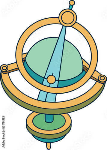 Gyroscope Balance Icon