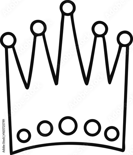 유치원 왕관 모자 라인드로잉 색칠공부(kindergarten crown line drawing coloring)