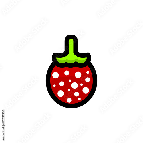 Vector illustration of strawberry icon