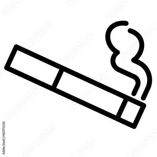 Smoke symbol icon vector illustration