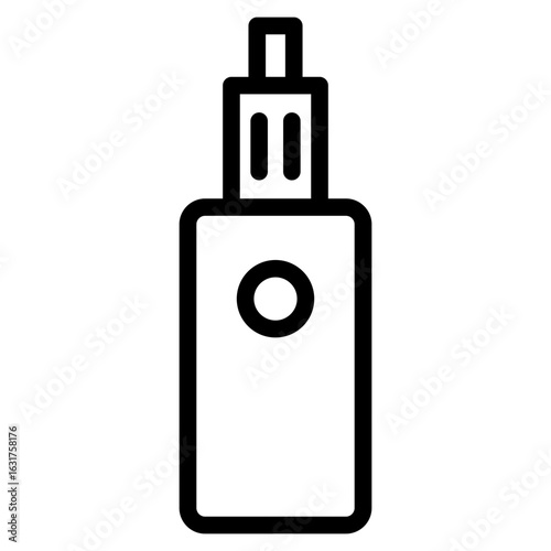 Vape kit icon vector illustration