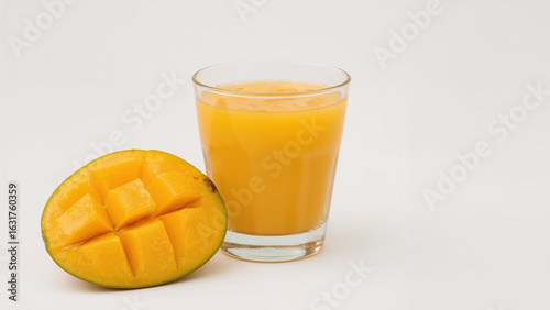 Studio quality mango juice image