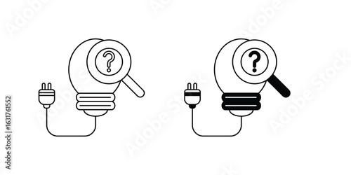 Crowdfunding set icon with white background vector stock illustration