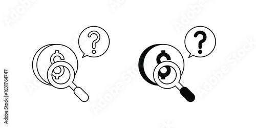 Insurance Company set icon with white background vector stock illustration