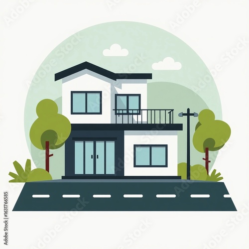 vector illustration of a house