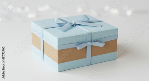 A baby shower gift box
