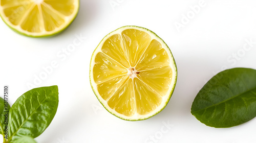 ripe slice of inexperienced lime isolated on white heritage lime wedge with clipping path