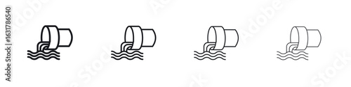 Waste water icon