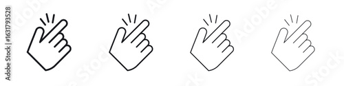 Easy icon. minimal strokes lines for web designs