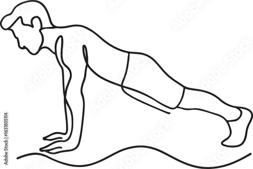 Vector illustration of a woman's body silhouette, symbol of beauty and fashion, with her legs drawn in a black silhouette