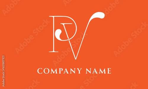 VP PV Alphabets Letters Logo Monogram – 5000x3000 Pixels, 300dpi
