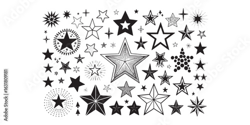 Stars icon set.