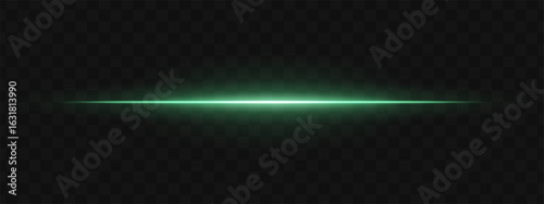 Light stripe. Beam on transparent background with sharp center line and smooth gradient spread. Ideal for motion or UI compositions.
