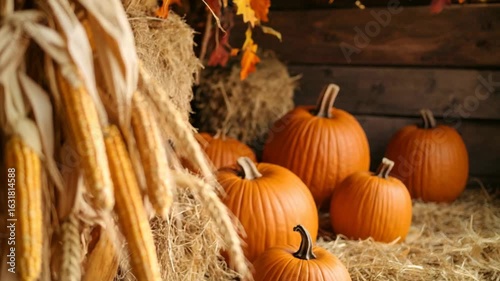 Autumn harvest display
