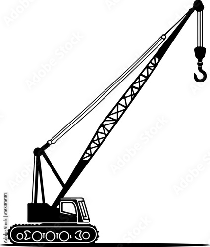 Illustration, vector, black, white, abstract, graphic, design, art, minimal, monochrome, linework, outline, digital, stylized, concept, creative, symbol, shape, form, flux, dev, image, traced, code, p