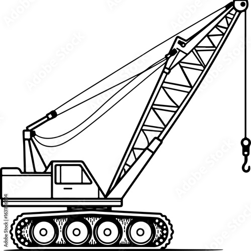 Illustration, vector, black, white, abstract, graphic, design, art, minimal, monochrome, linework, outline, digital, stylized, concept, creative, symbol, shape, form, flux, dev, image, traced, code, p