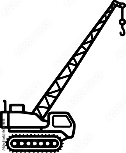 Illustration, vector, black, white, abstract, graphic, design, art, minimal, monochrome, linework, outline, digital, stylized, concept, creative, symbol, shape, form, flux, dev, image, traced, code, p