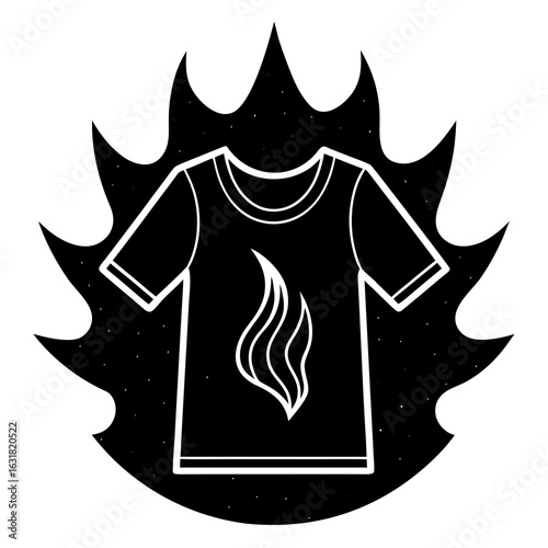 Heat Transfer Paper Vector | Generative AI & Linocut Silhouette Design