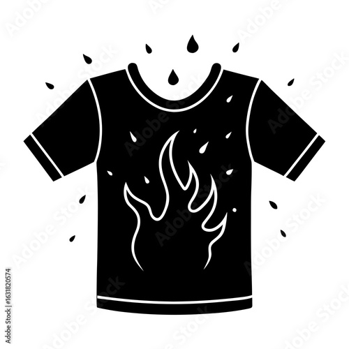 Heat Transfer Paper Vector | Generative AI & Linocut Silhouette Design