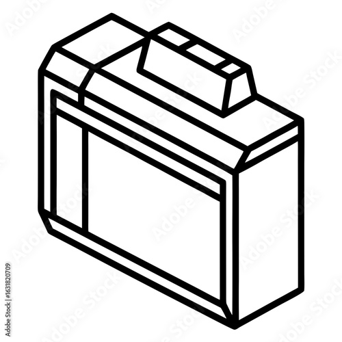 Ink Cartridge Vector | Generative AI & Linocut Silhouette Design