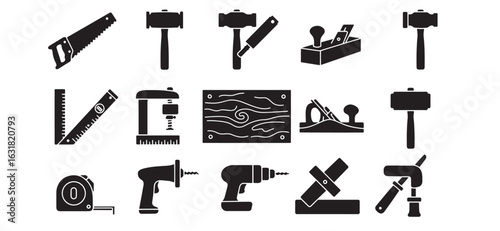 Black and white musical symbols and icons collection for music notation and education purposes
