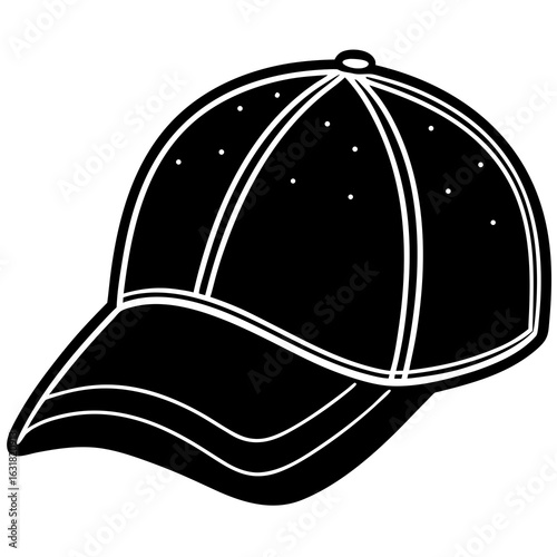 Printable Cap Vector | Generative AI Linocut Silhouette Design