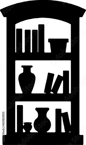 Black silhouette furniture icon set vector illustration design symbol
