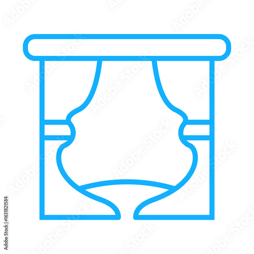 Theatrical Stage Icon Design