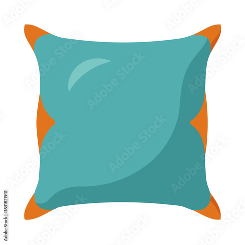 Printable Pillow Vector | Generative AI Linocut Silhouette Design