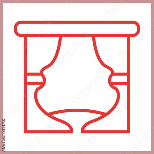 Theatrical Stage Icon Design