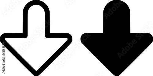 Arrow Vector Icon for Navigation and Direction