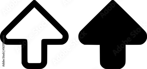 Arrow Vector Icon for Navigation and Direction