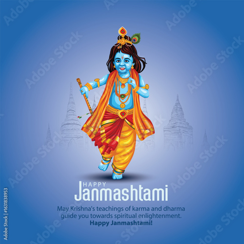 J new2 (1)indiandahi handi festival of happy shree krishna janmashtami greetings.abstract vector illustration design