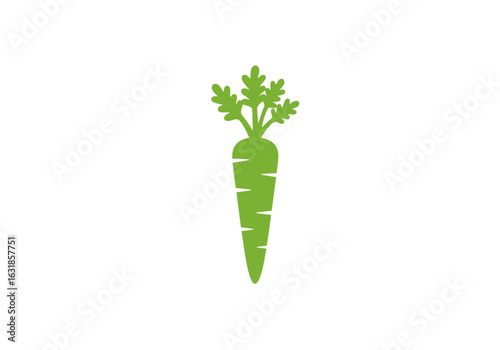 Fresh Carrot Illustration: A vibrant, eye-catching illustration of a fresh carrot, embodying the essence of wholesome goodness and natural produce.