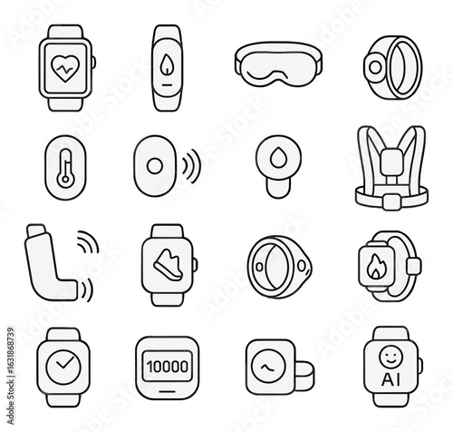 Smart wearable devices for health and fitness tracking
