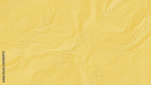 Modern Orange and Yellow colorful Crumpled Paper Texture — Aesthetic Folded Surface with Organic Wrinkles and Soft Shadows for Trendy Design, Minimalist Backdrops, and Digital or Print Visuals