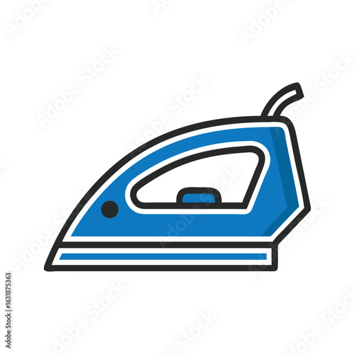 Electric blue iron 
