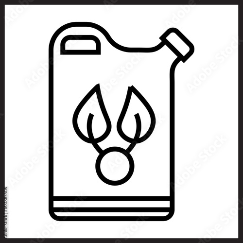 Biofuel icon design