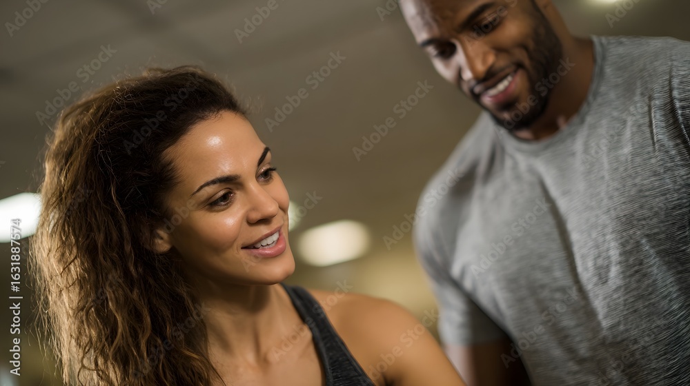 Fototapeta premium Physiotherapist assisting patient with rehabilitation exercises