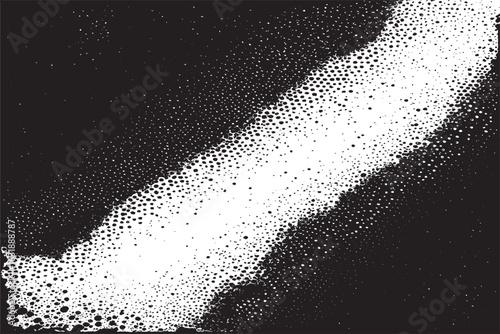 Wallpaper Mural Abstract Halftone Texture Background – Black and White Ink Spray Effect with Dot Pattern Art Torontodigital.ca