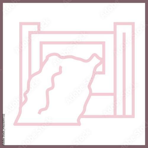 Hydroelectric Dam icon design