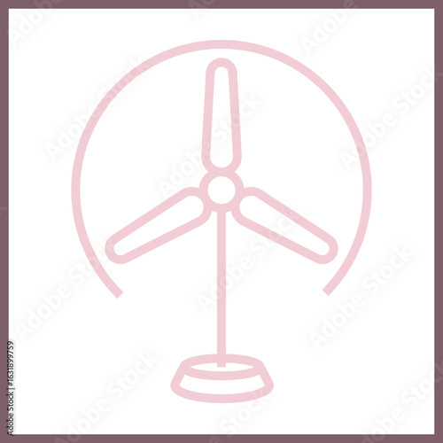 Wind Farm icon design