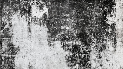 Wallpaper Mural Grungy, distressed, black and white wall texture. Torontodigital.ca
