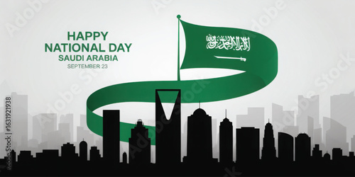 botswana independence day artwork featuring flag-colored elephant, patriotic bunting, symbolic map, and bold september 30 celebration text