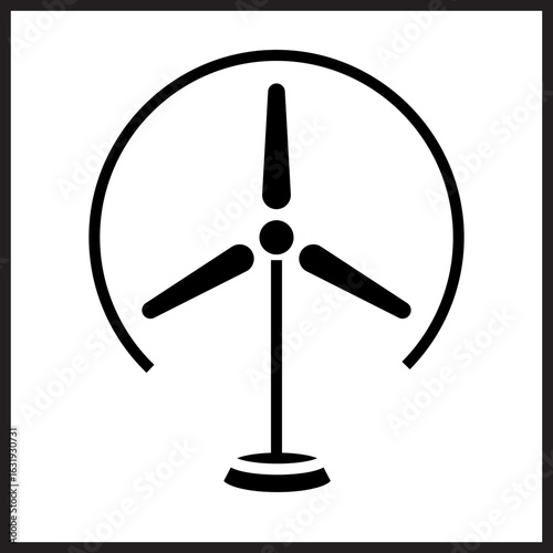Wind Farm icon design