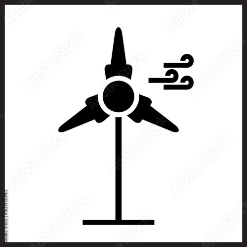 Wind Power icon design