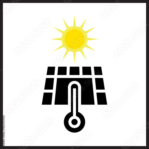 Solar Thermal icon design