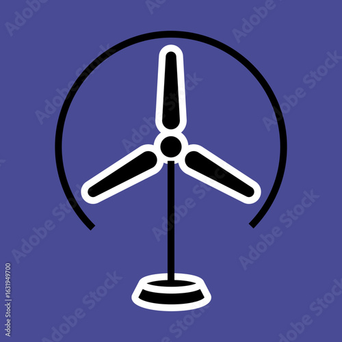 Wind Farm icon design