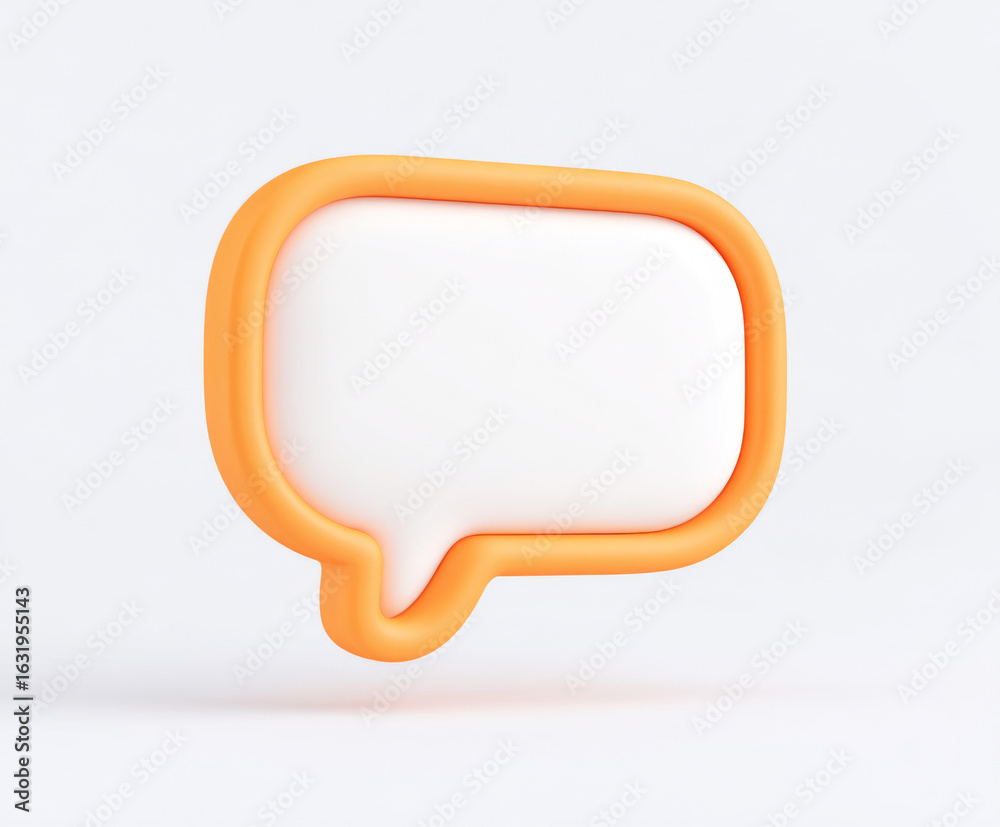 Naklejka premium White bubble dialog box