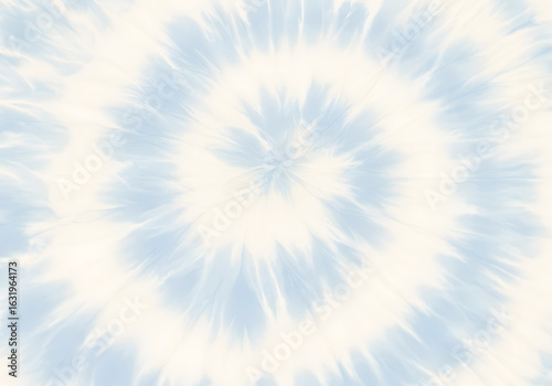 Soft Blue and White Tie-Dye Swirl: Abstract Peaceful Background Texture for Design Projects.